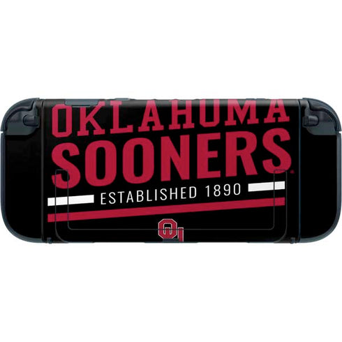 University of Oklahoma Sooners Est 1890 Nintendo Switch 2 (2025) with Joy-Con Skin
